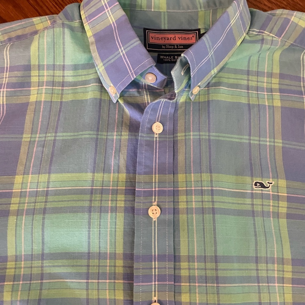 Vineyard Vines L Plaid Whale Shirt - Picture 4 of 7